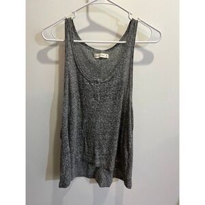 Abercrombie & Fitch Women Grey Tank Top Loungewear Athleisure Active Medium
